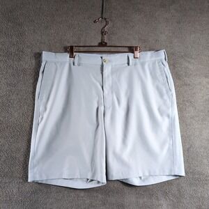 Peter Millar Men's‎ Light Gray/Tan Performance Golf Shorts Size 40